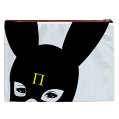 Bunny Girl Mask Cosmetic Bag (XXL) from ArtsNow.com Back