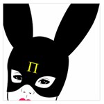 Bunny Girl Mask Large Satin Scarf (Square)