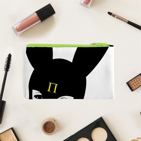 Bunny Girl Mask Cosmetic Bag (XS) from ArtsNow.com Back