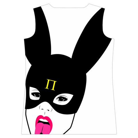 Bunny Girl Mask Women s Basketball Tank Top from ArtsNow.com Back