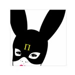 Bunny Girl Mask Small Satin Scarf (Square)