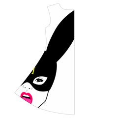 Bunny Girl Mask Short Sleeve V Back Left