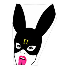 Bunny Girl Mask Midi Wrap Pencil Skirt from ArtsNow.com  Front Right 