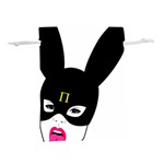 Bunny Girl Mask Lightweight Drawstring Pouch (L)