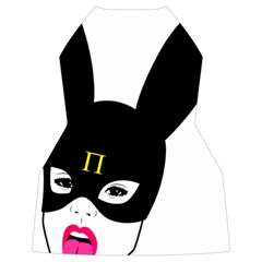 Bunny Girl Mask Women s Long Sleeve Raglan Tee from ArtsNow.com Back