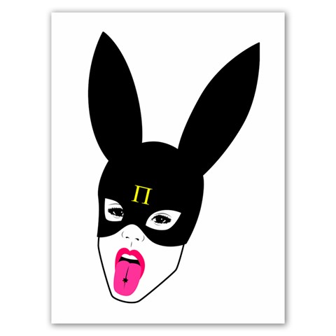 Bunny Girl Mask Poster 18  x 24  from ArtsNow.com 18 x24  Poster - 1