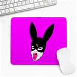 Bunny Girl Mask Large Mouse Pad (Rectangle)