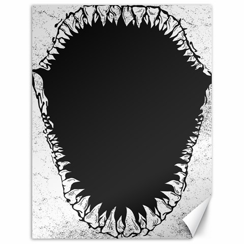 Shark Jaws Canvas 12  x 16  from ArtsNow.com 11.86 x15.41  Canvas - 1