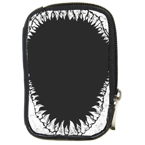 Shark Jaws Compact Camera Leather Case from ArtsNow.com Front