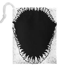 Shark Jaws Drawstring Pouch (4XL) from ArtsNow.com Back