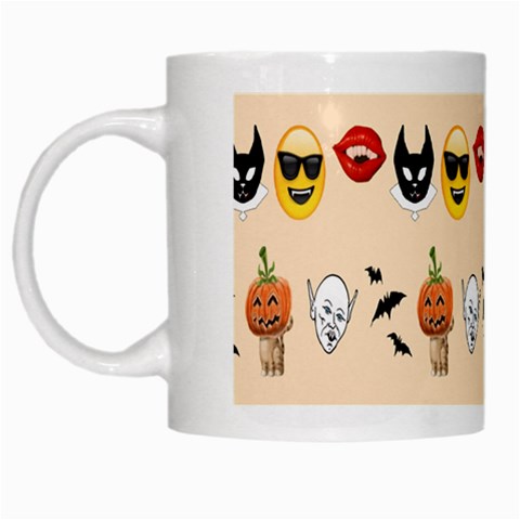 Halloween White Mugs from ArtsNow.com Left