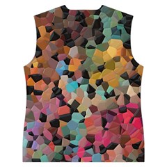 Mosaic pieces                                                 Women s Button Up Puffer Vest from ArtsNow.com Back