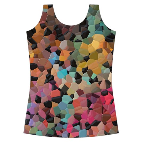 Mosaic pieces                                                   Criss cross Back Tank Top from ArtsNow.com Front