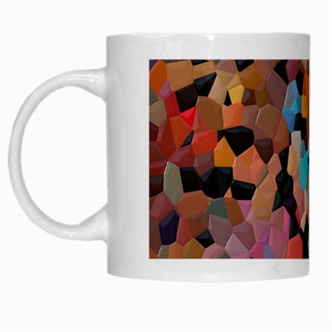 Mosaic pieces                                                    White Mug from ArtsNow.com Left