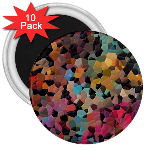 Mosaic pieces                                                    3  Magnet (10 pack) from ArtsNow.com Front