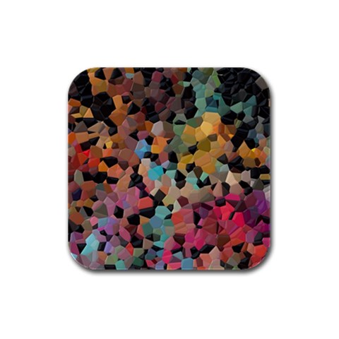 Mosaic pieces                                                    Rubber Square Coaster (4 pack from ArtsNow.com Front