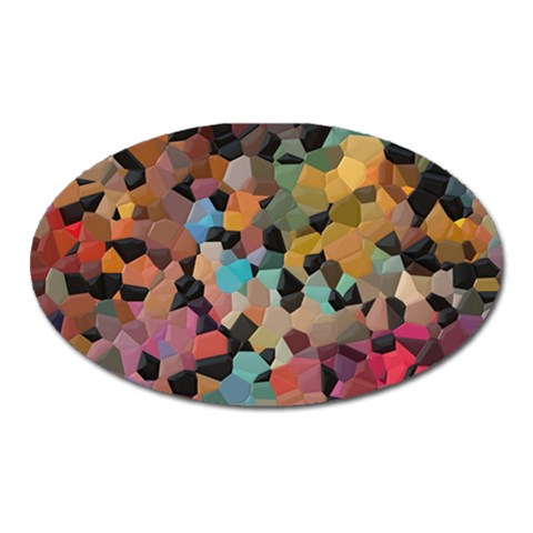 Mosaic pieces                                                    Magnet (Oval) from ArtsNow.com Front