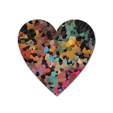 Mosaic pieces                                                    Magnet (Heart) from ArtsNow.com Front