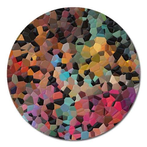 Mosaic pieces                                                    Magnet 5  (Round) from ArtsNow.com Front