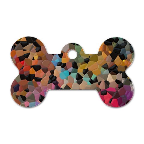 Mosaic pieces                                                    Dog Tag Bone (One Side) from ArtsNow.com Front