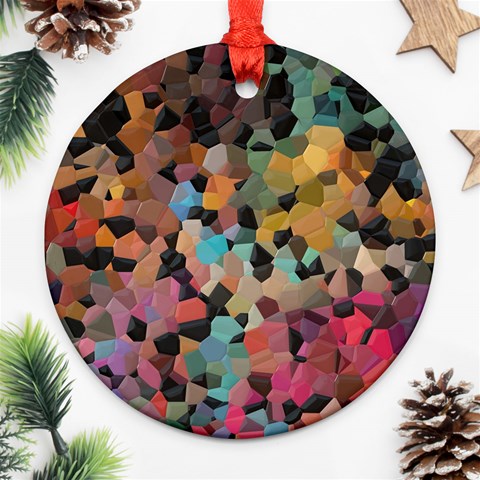 Mosaic pieces                                                    Ornament (Round) from ArtsNow.com Front