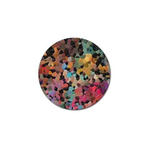 Mosaic pieces                                                    Golf Ball Marker from ArtsNow.com Front