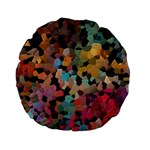 Mosaic pieces                                                   Standard 15  Premium Flano Round Cushion