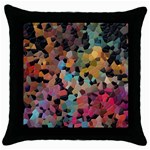 Mosaic pieces                                                    Throw Pillow Case (Black)