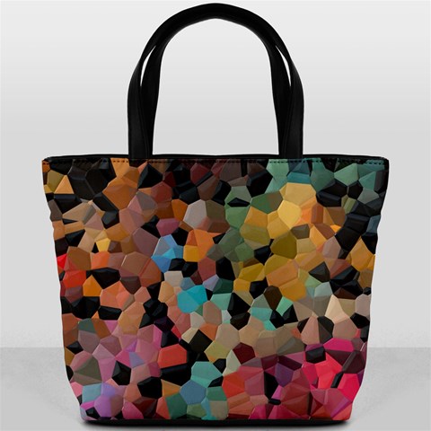 Mosaic pieces                                                    Bucket Bag from ArtsNow.com Front