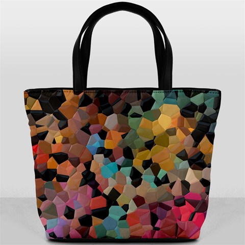 Mosaic pieces                                                    Bucket Bag from ArtsNow.com Back