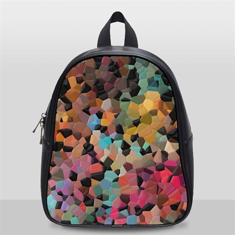 Mosaic pieces                                                    School Bag (Small) from ArtsNow.com Front