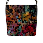 Mosaic pieces                                                    Flap Closure Messenger Bag (L)