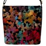 Mosaic pieces                                                    Flap Closure Messenger Bag (S)