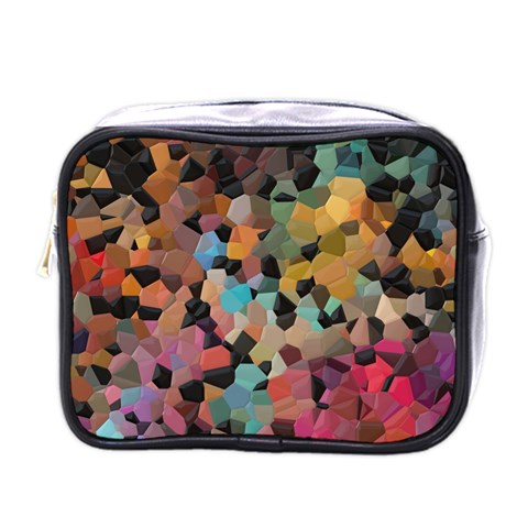 Mosaic pieces                                                    Mini Toiletries Bag (One Side) from ArtsNow.com Front