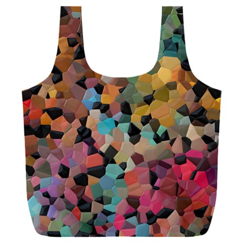 Mosaic pieces                                               Full Print Recycle Bag (XXL) from ArtsNow.com Front