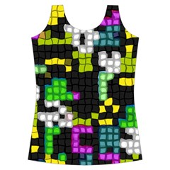 Drawn squares                                                    Criss cross Back Tank Top from ArtsNow.com Front