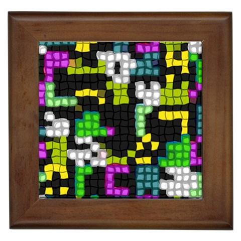 Drawn squares                                                     Framed Tile from ArtsNow.com Front