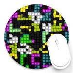 Drawn squares                                                     Round Mousepad