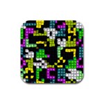 Drawn squares                                                     Rubber Square Coaster (4 pack