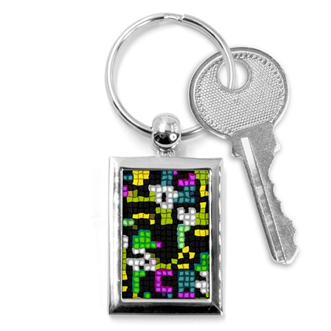 Drawn squares                                                     Key Chain (Rectangle) from ArtsNow.com Front