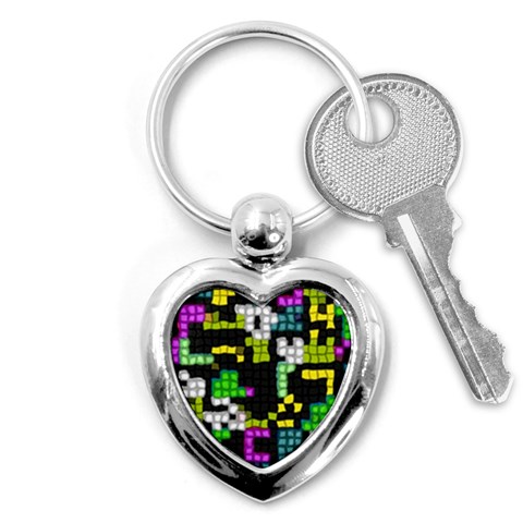 Drawn squares                                                     Key Chain (Heart) from ArtsNow.com Front