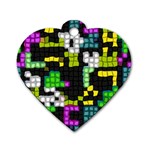 Drawn squares                                                     Dog Tag Heart (One Side)