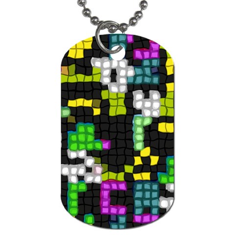 Drawn squares                                                     Dog Tag (One Side) from ArtsNow.com Front