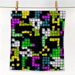 Drawn squares                                                     Face Towel