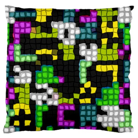 Drawn squares                                                    Large Flano Cushion Case (Two Sides) from ArtsNow.com Front