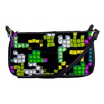 Drawn squares                                                     Shoulder Clutch Bag