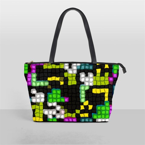 Drawn squares                                                     Classic Shoulder Handbag from ArtsNow.com Front