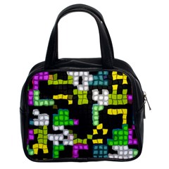 Drawn squares                                                     Classic Handbag (Two Sides) from ArtsNow.com Front