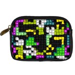 Drawn squares                                                     Digital Camera Leather Case