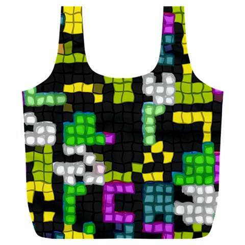 Drawn squares                                                Full Print Recycle Bag (XXL) from ArtsNow.com Front